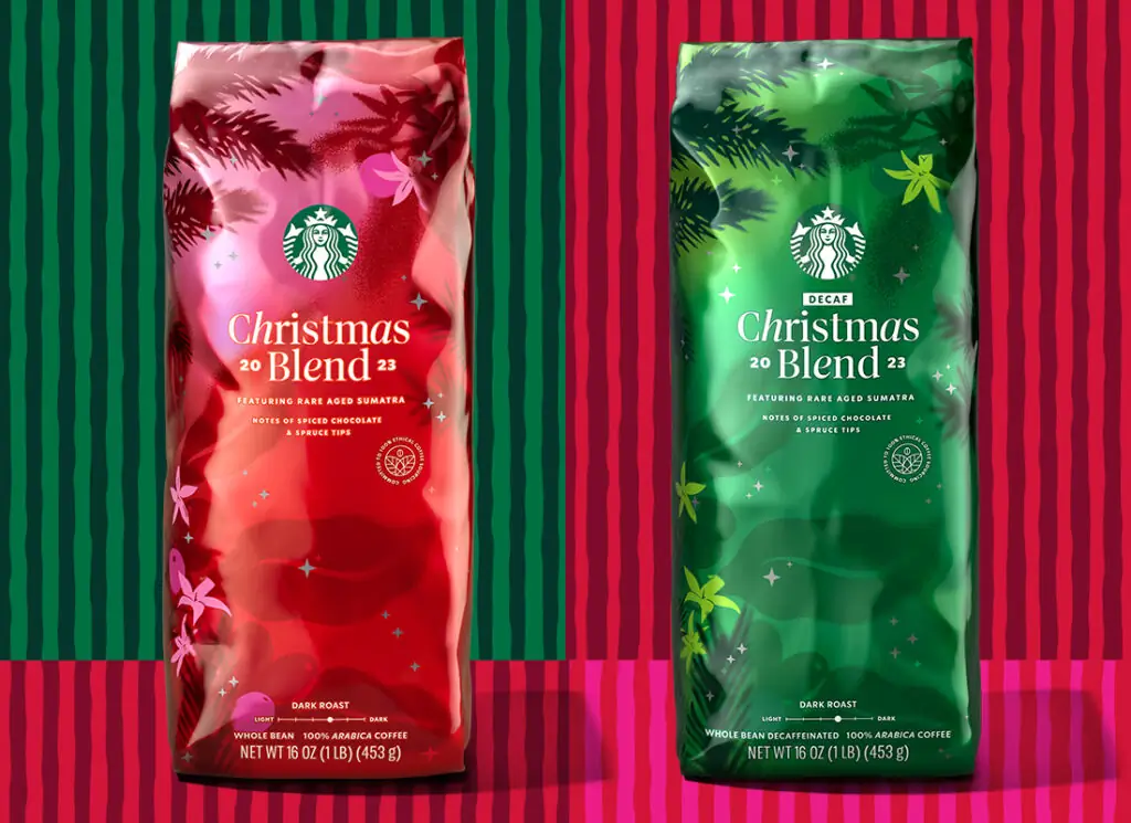 Starbucks coffee Christmas Blend