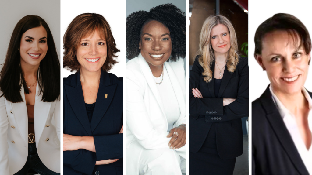 five businesswomen